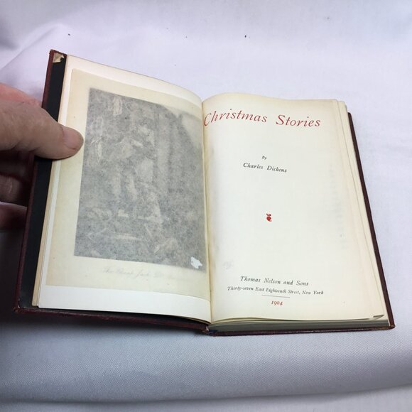 Antique Christmas Stories by Charles Dickens-Thomas Nelson & Sons 1904 Vol. XIII - Picture 7 of 13